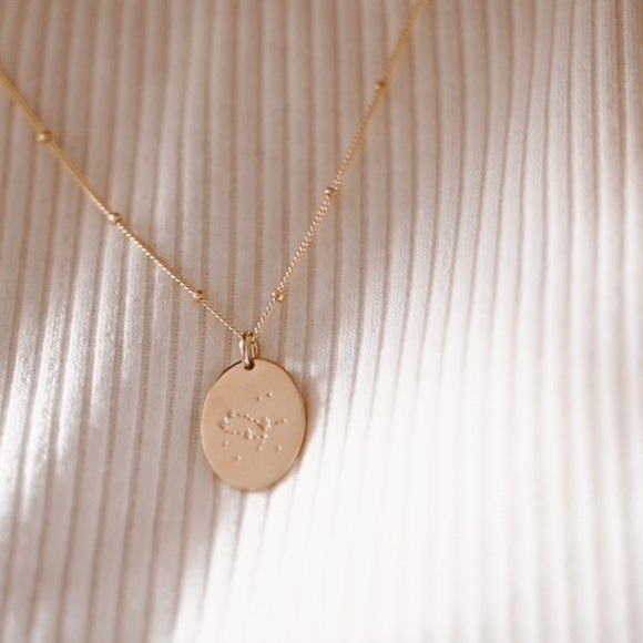 Gemini Bohemian Zodiac Astrology Charm Necklace - Picture 7 of 14